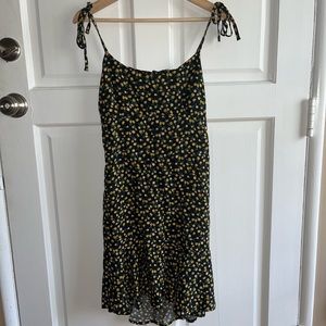 Wild Fable Black Dress with lemon design